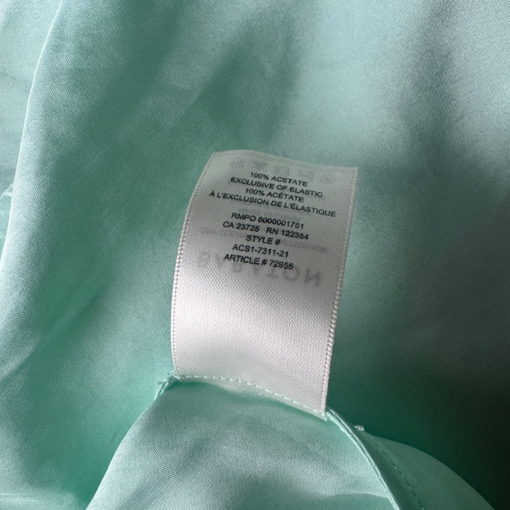 Babaton Aritzia slip satin midi skirt - size 2 - minty - Picture 5 of 6
